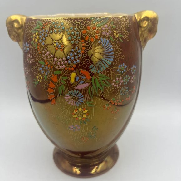 Crown Devon Tumbling Flower 6 inch Vase - Picture 1 of 9